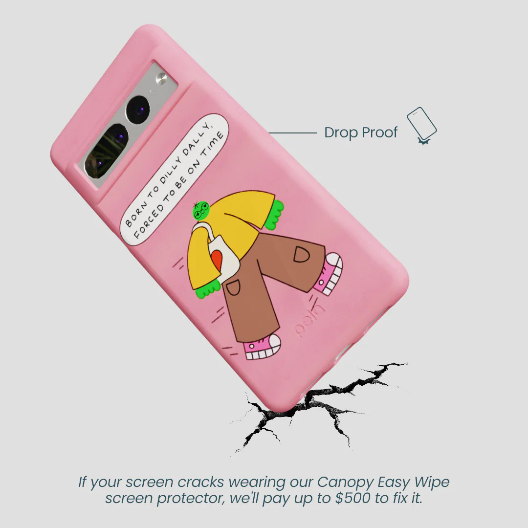 Bubblegum Pink Dilly Dally Google Pixel 7 Pro Case - Image 5