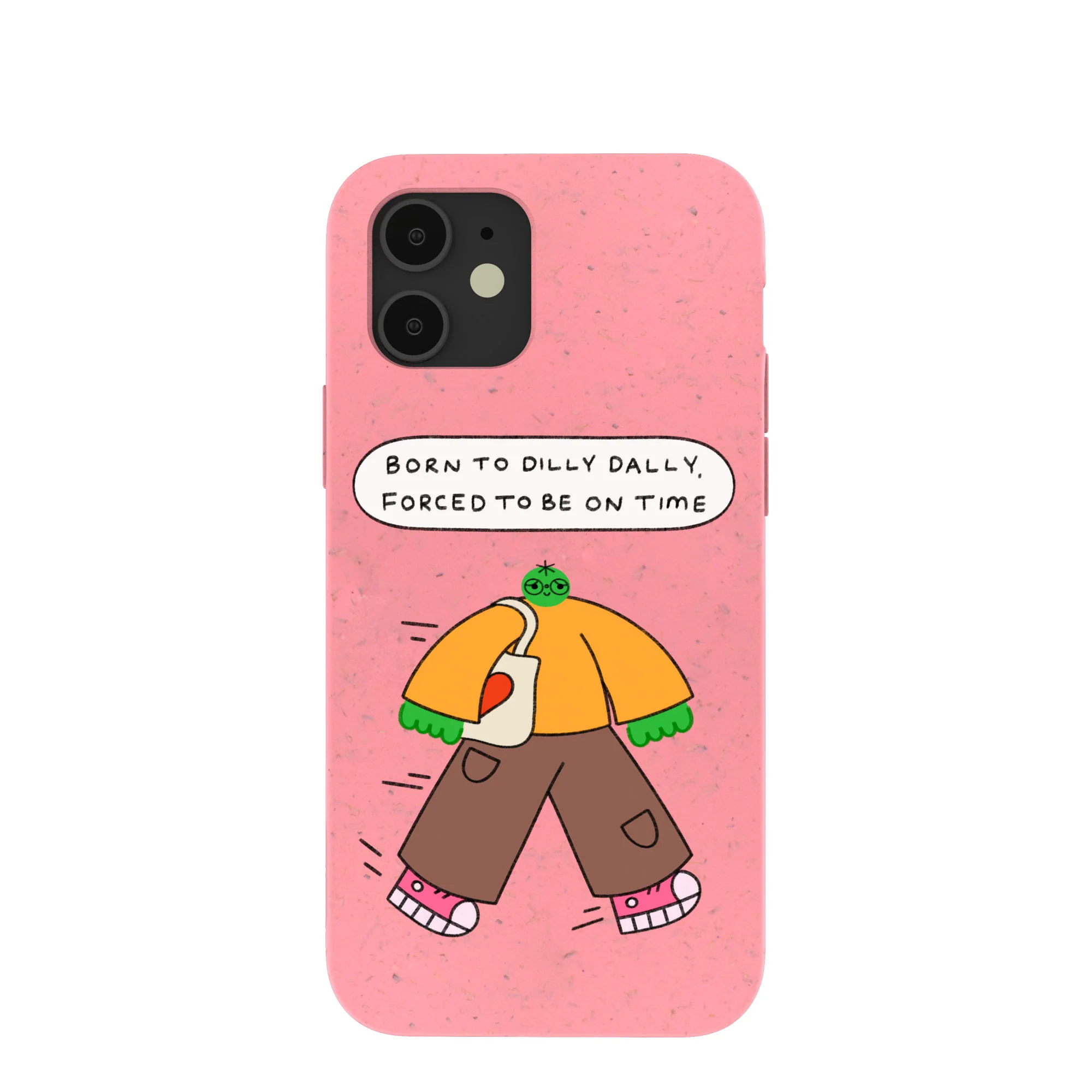 Bubblegum Pink Dilly Dally iPhone 12/ iPhone 12 Pro Case