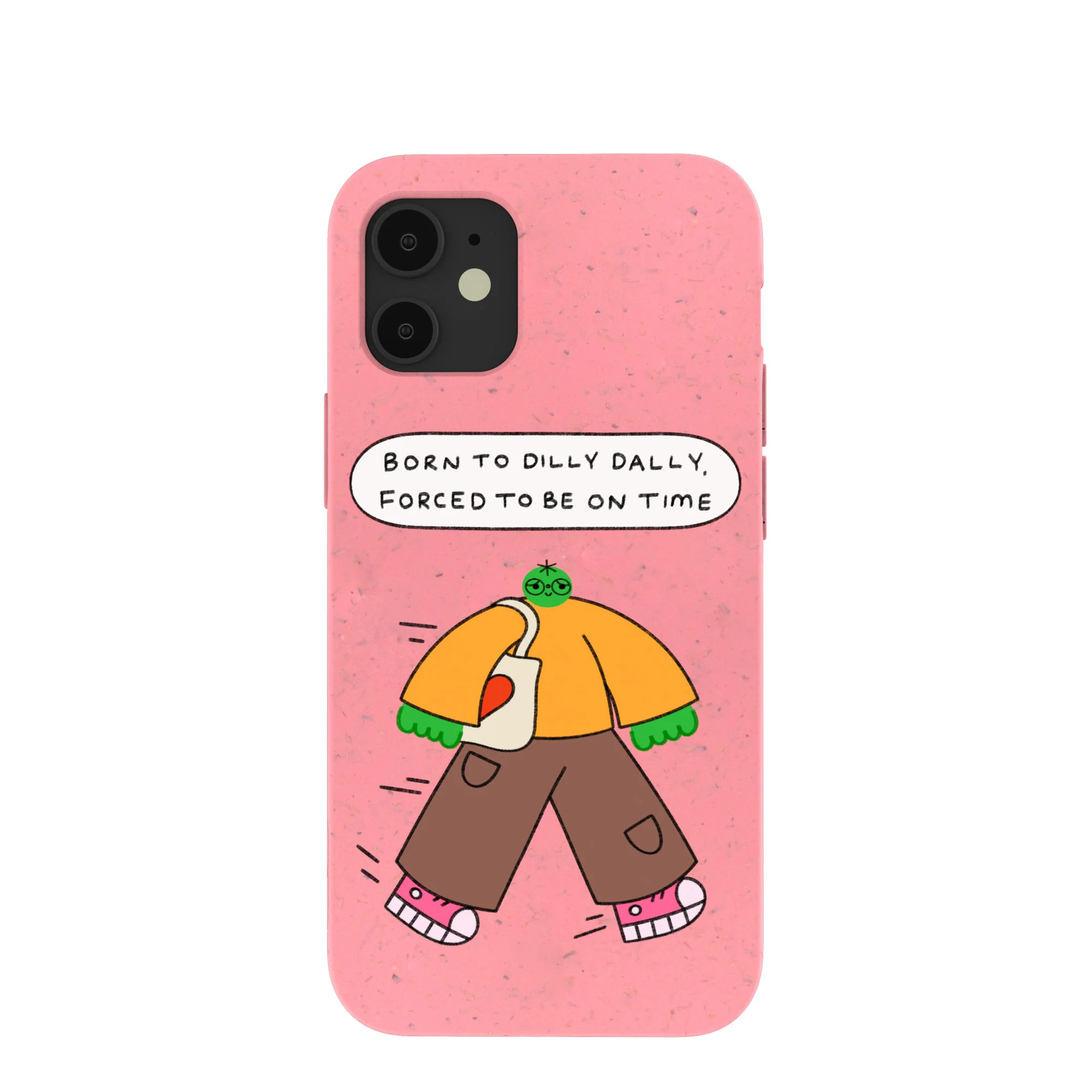 Bubblegum Pink Dilly Dally iPhone 12 Mini Case