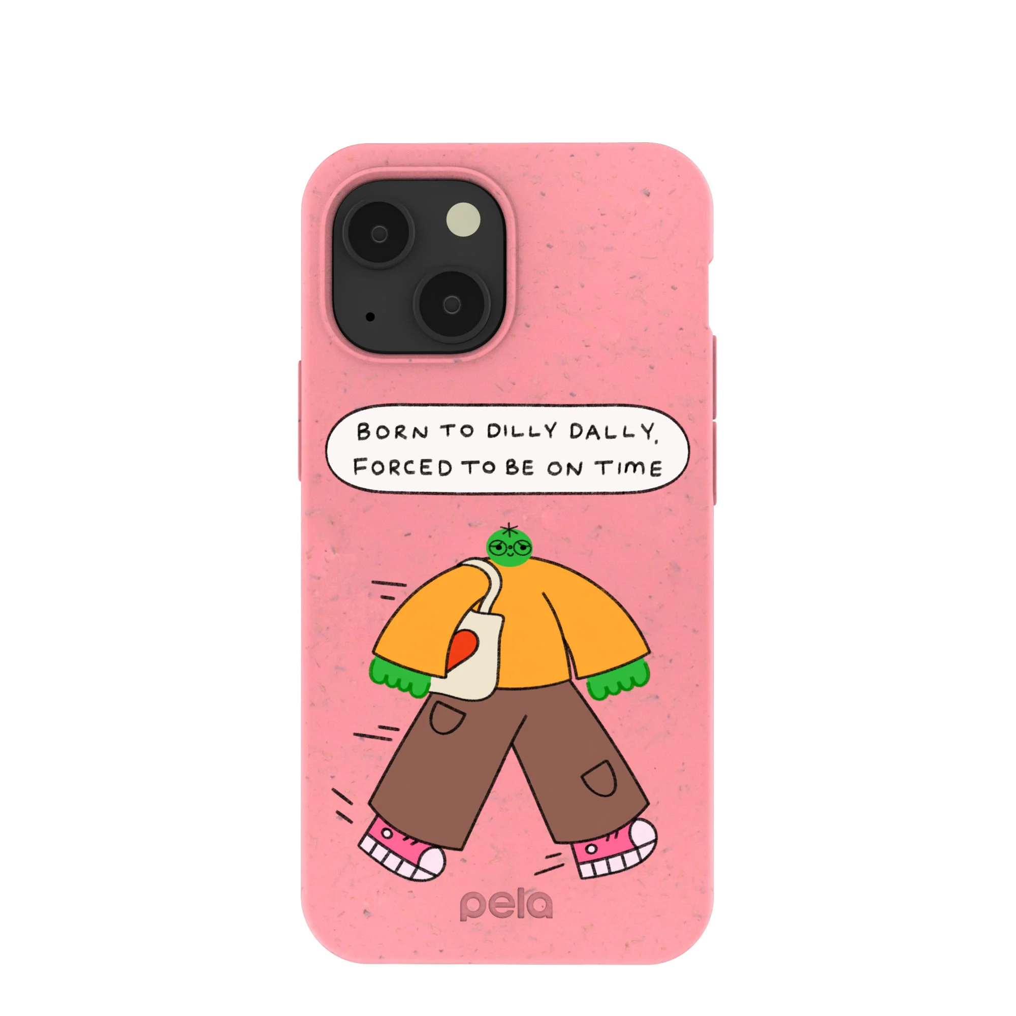 Bubblegum Pink Dilly Dally iPhone 13 Mini Case