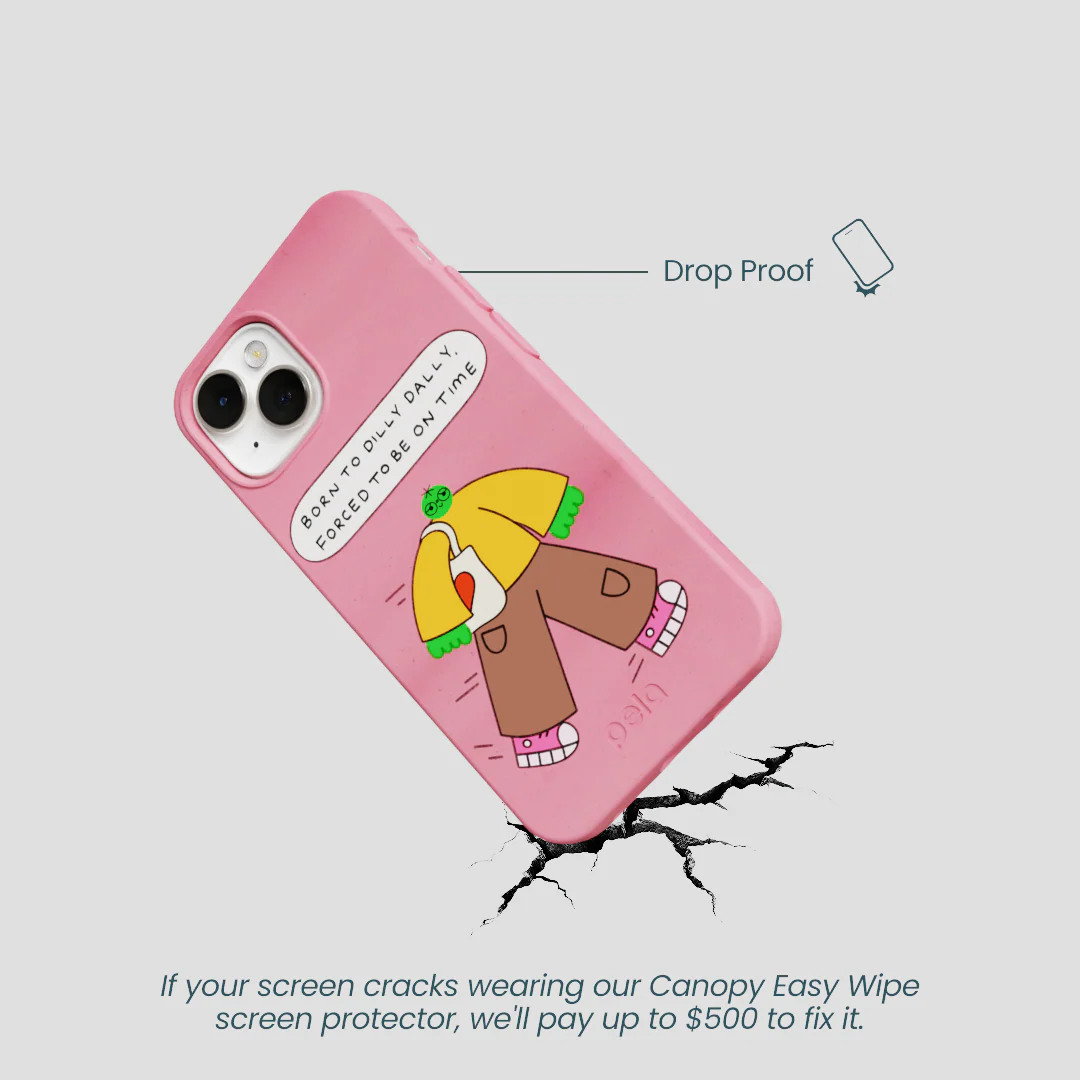 Bubblegum Pink Dilly Dally iPhone 13 Mini Case - Image 5