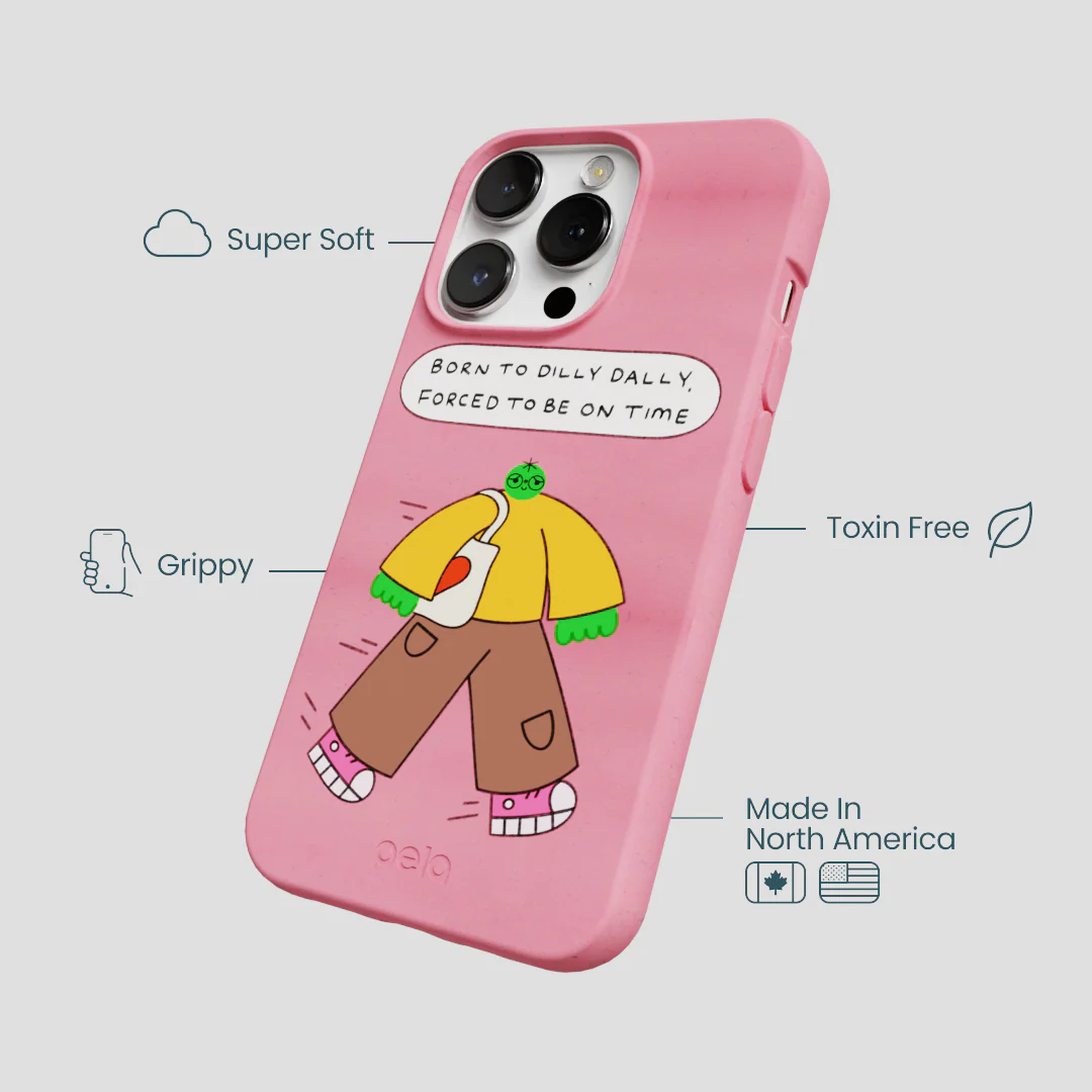 Bubblegum Pink Dilly Dally iPhone 13 Pro Max Case - Image 4