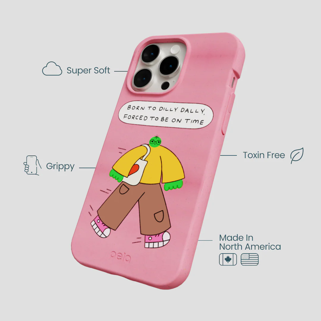 Bubblegum Pink Dilly Dally iPhone 14 Pro Max Case - Image 4
