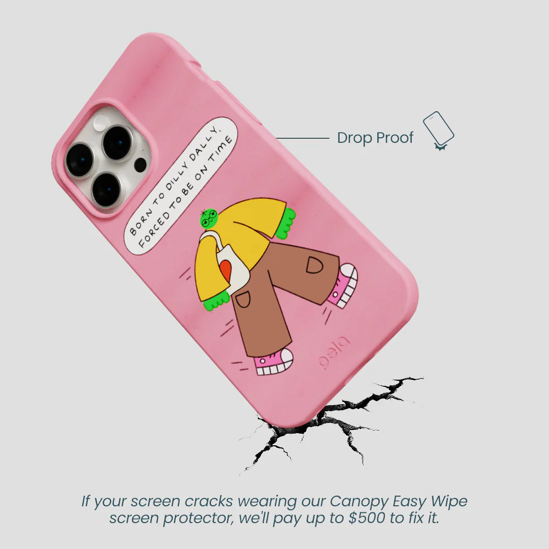 Bubblegum Pink Dilly Dally iPhone 14 Pro Max Case - Image 5