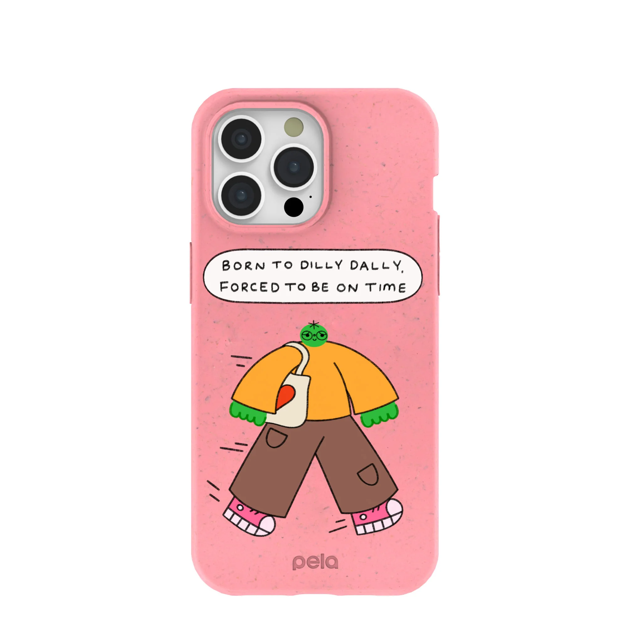 Bubblegum Pink Dilly Dally iPhone 15 Pro Max Case