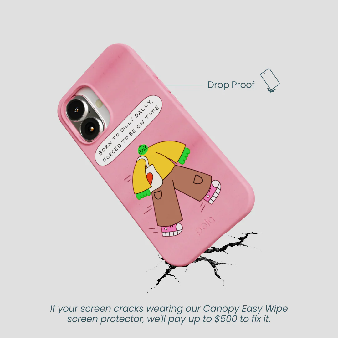 Bubblegum Pink Dilly Dally iPhone 16 Case - Image 5