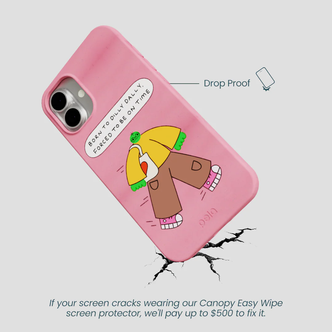 Bubblegum Pink Dilly Dally iPhone 16 Plus Case - Image 5