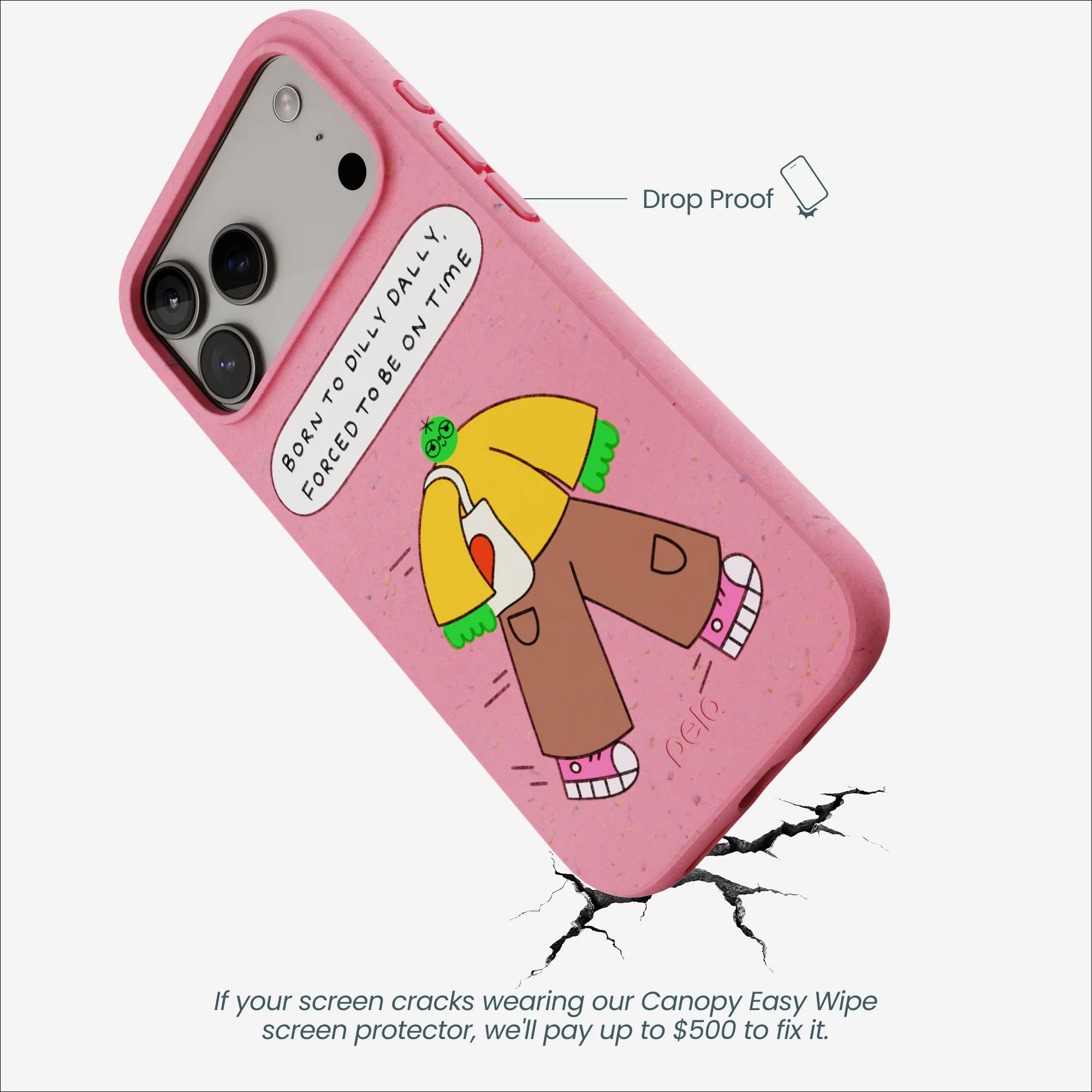 Bubblegum Pink Dilly Dally iPhone 17 Pro Max Case - Image 5