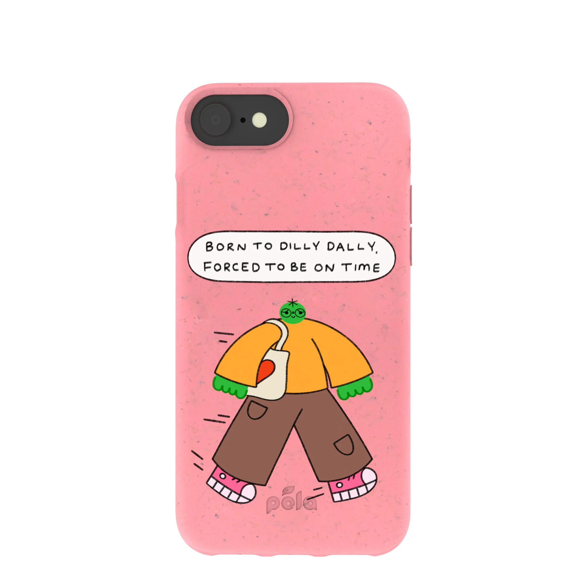 Bubblegum Pink Dilly Dally iPhone 6/6s/7/8/SE Case