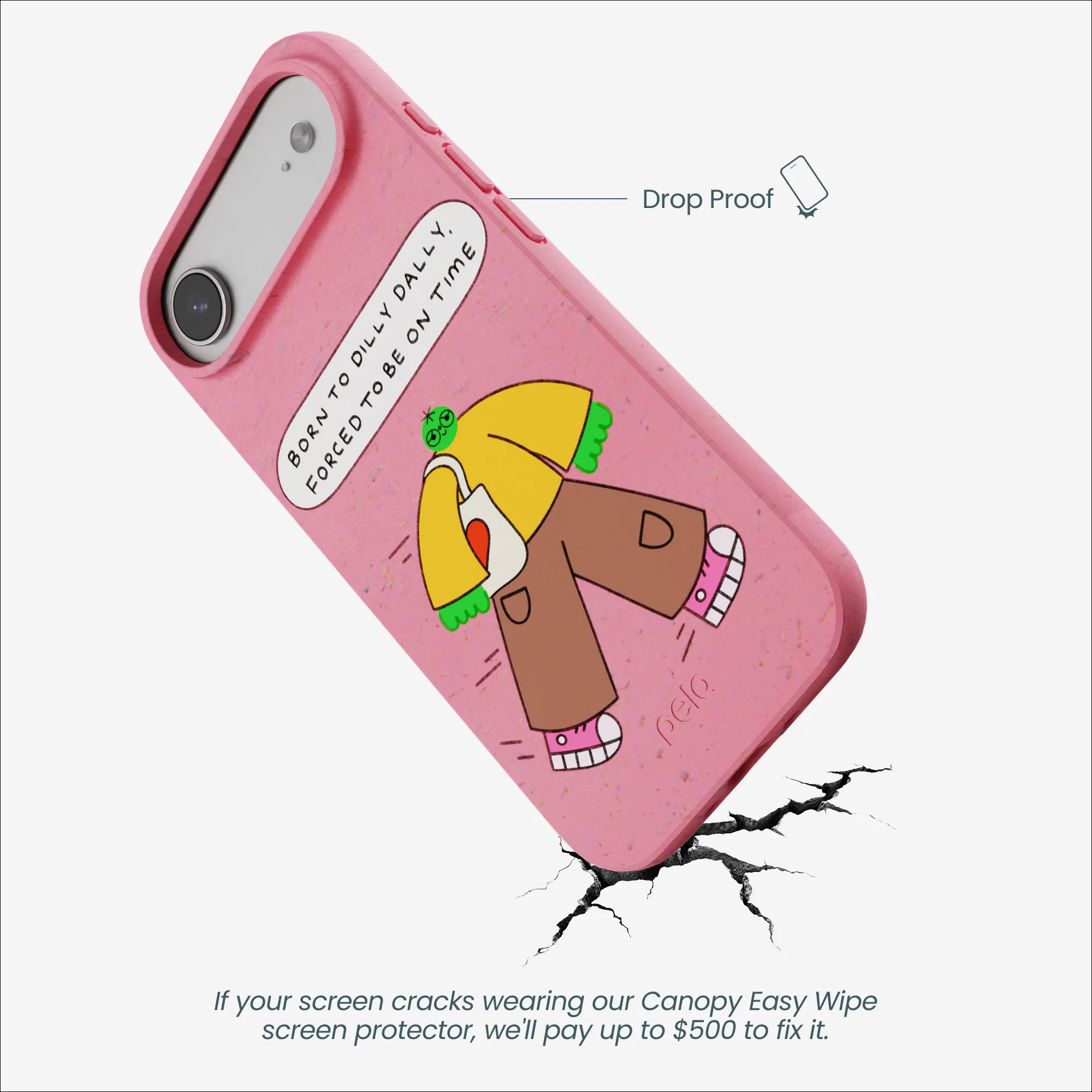 Bubblegum Pink Dilly Dally iPhone Air Case - Image 5