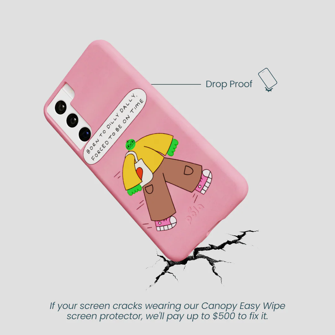 Bubblegum Pink Dilly Dally Samsung Galaxy S21 Case - Image 5