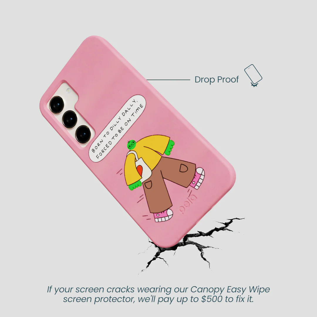 Bubblegum Pink Dilly Dally Samsung Galaxy S24 Case - Image 5