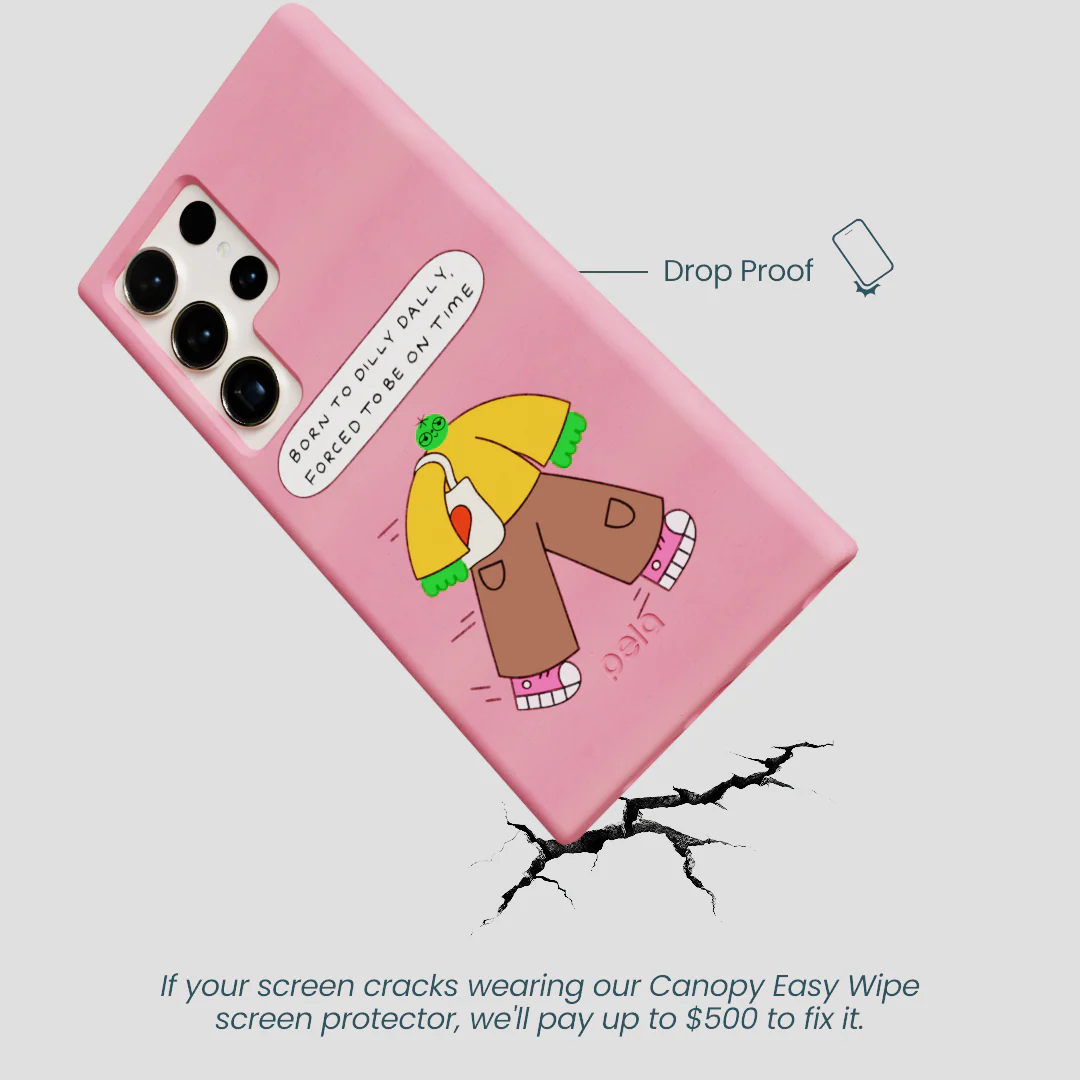 Bubblegum Pink Dilly Dally Samsung Galaxy S24 Ultra Case - Image 5