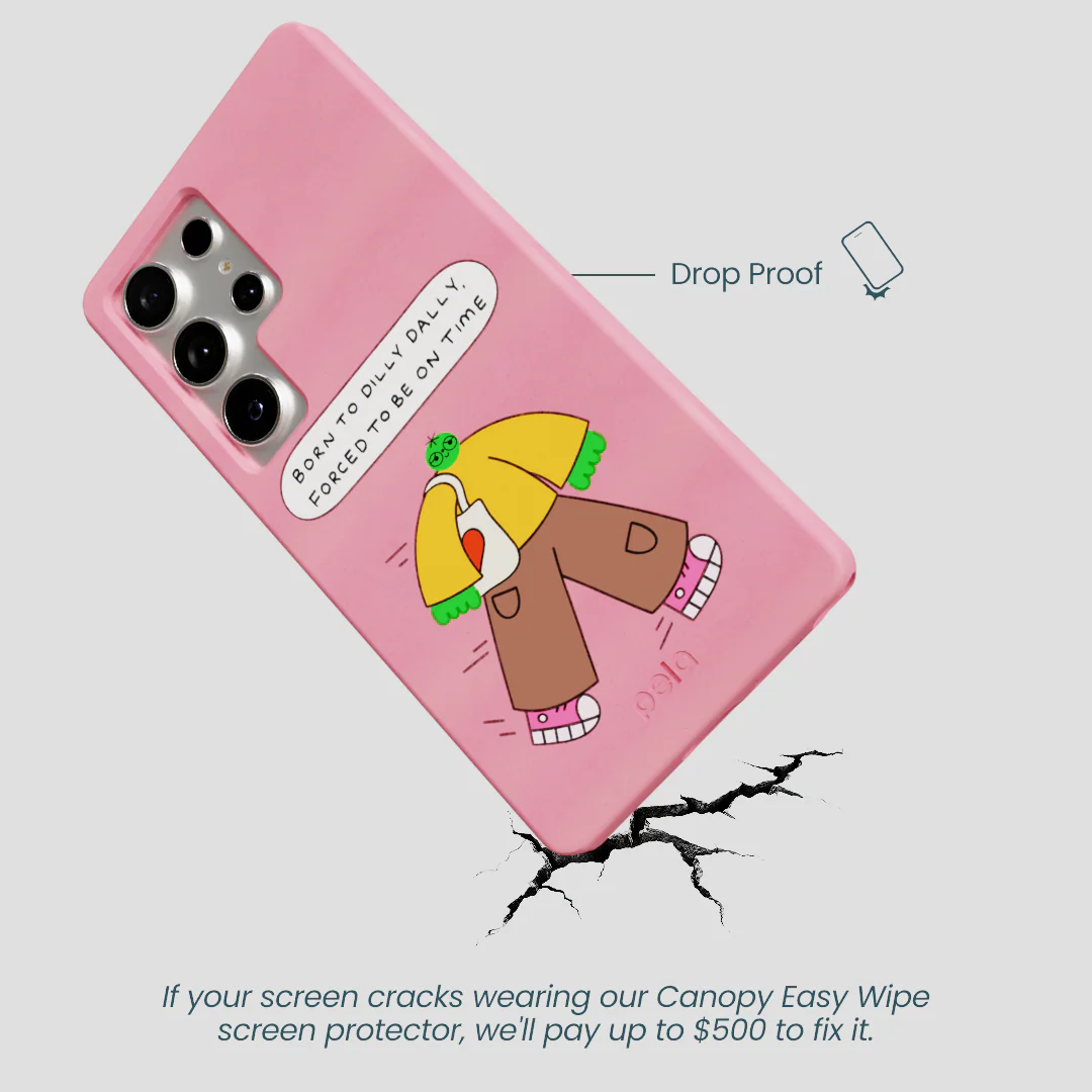 Bubblegum Pink Dilly Dally Samsung Galaxy S25 Ultra Case - Image 5