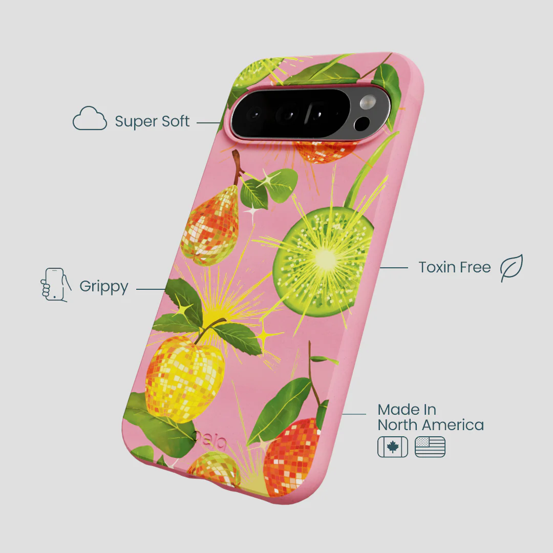 Bubblegum Pink Disco Fruity Google Pixel 10 Pro XL Case - Image 4
