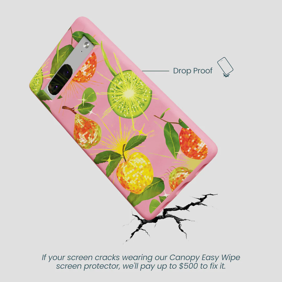 Bubblegum Pink Disco Fruity Google Pixel 7 Case - Image 5