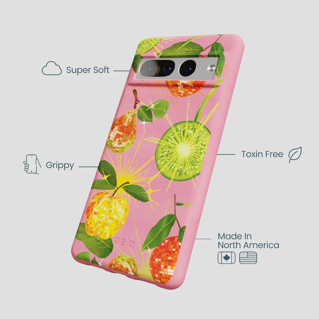 Bubblegum Pink Disco Fruity Google Pixel 7 Pro Case - Image 4