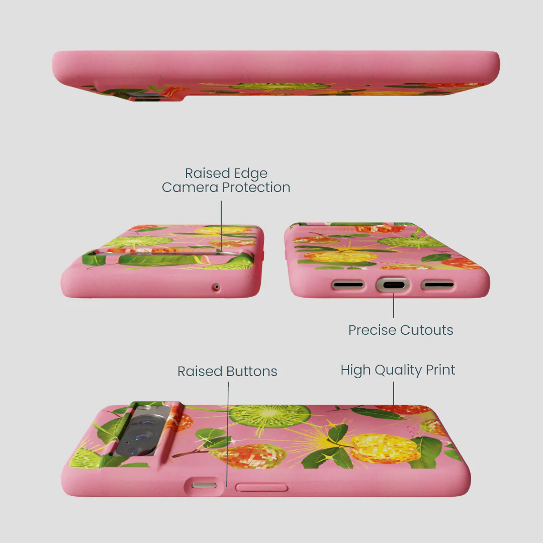 Bubblegum Pink Disco Fruity Google Pixel 8 Pro Case - Image 3