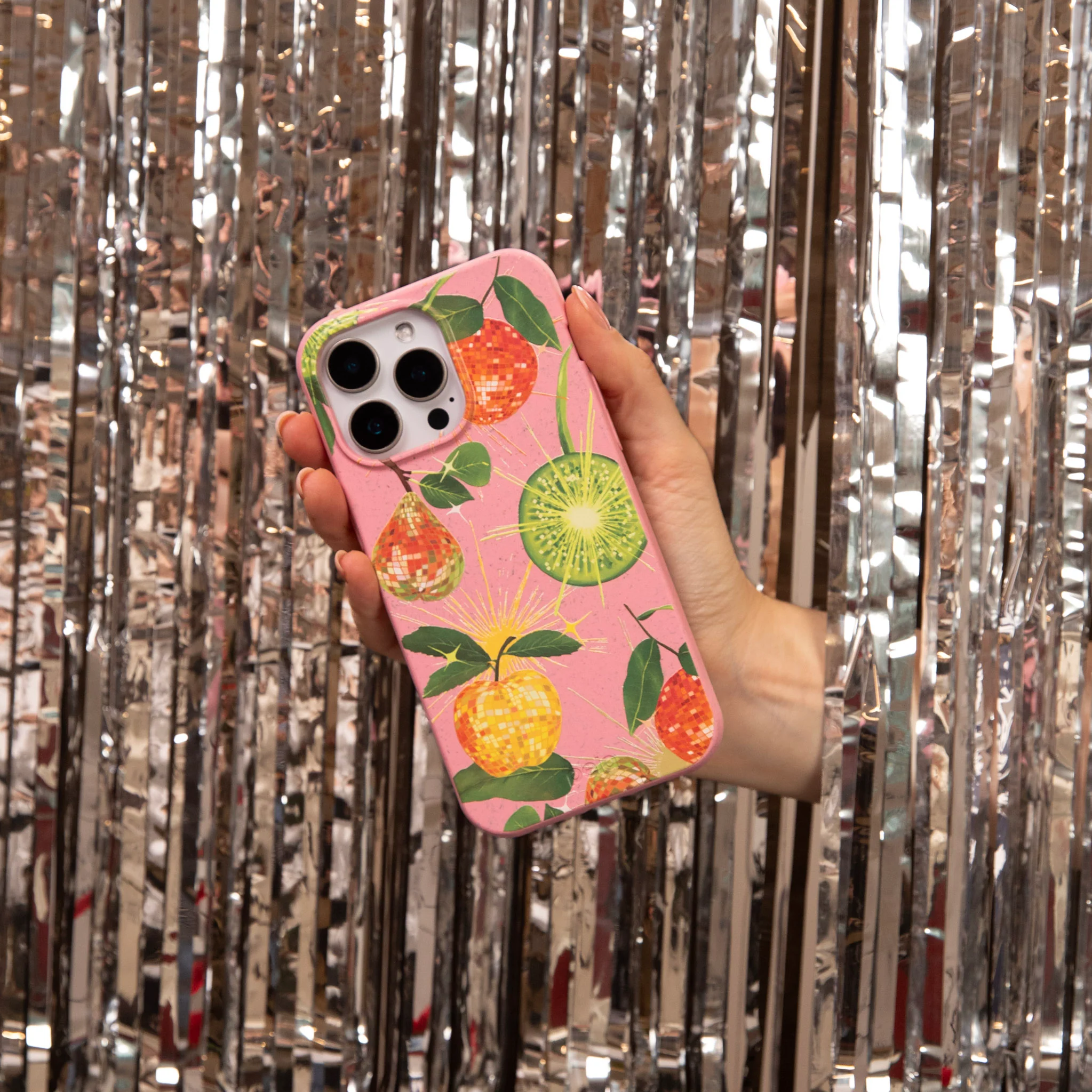Bubblegum Pink Disco Fruity Google Pixel 8a Case - Image 2