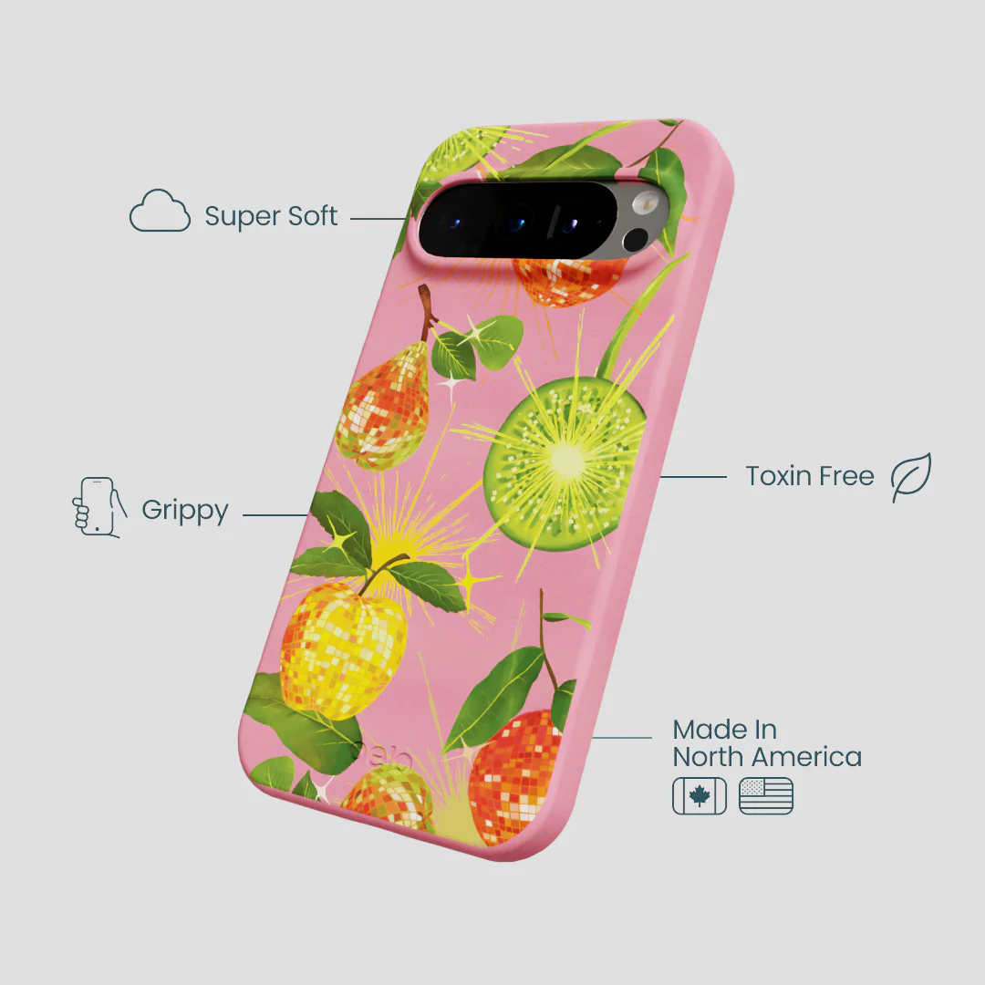Bubblegum Pink Disco Fruity Google Pixel 9/9 Pro Case - Image 4