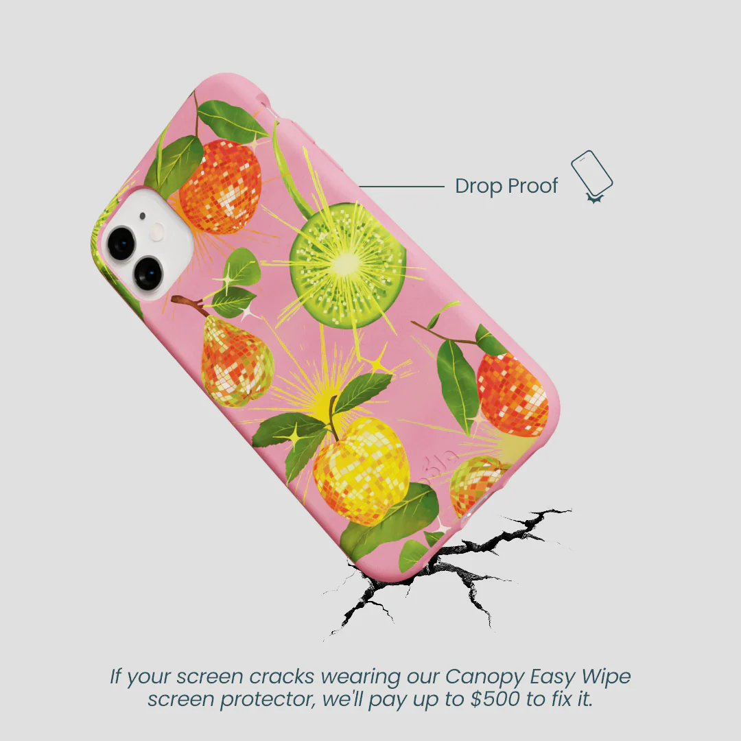 Bubblegum Pink Disco Fruity iPhone 11 Case - Image 5