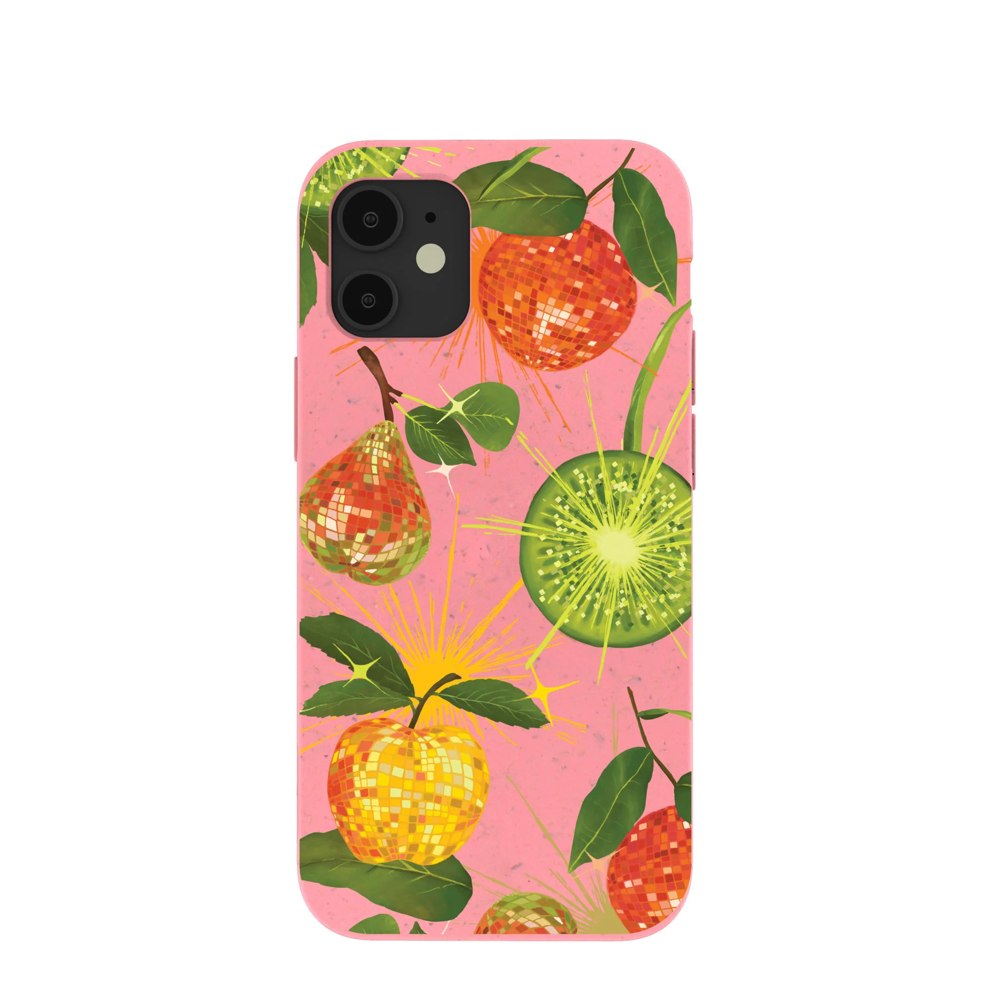 Bubblegum Pink Disco Fruity iPhone 12 Mini Case