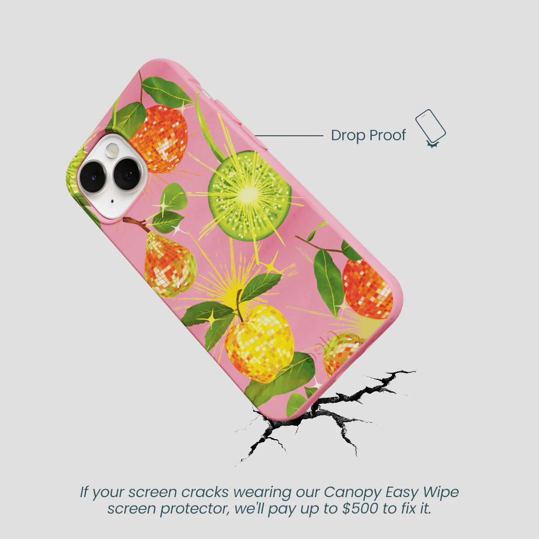 Bubblegum Pink Disco Fruity iPhone 13 Case - Image 5