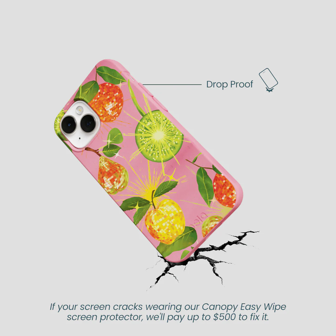 Bubblegum Pink Disco Fruity iPhone 13 Mini Case - Image 5