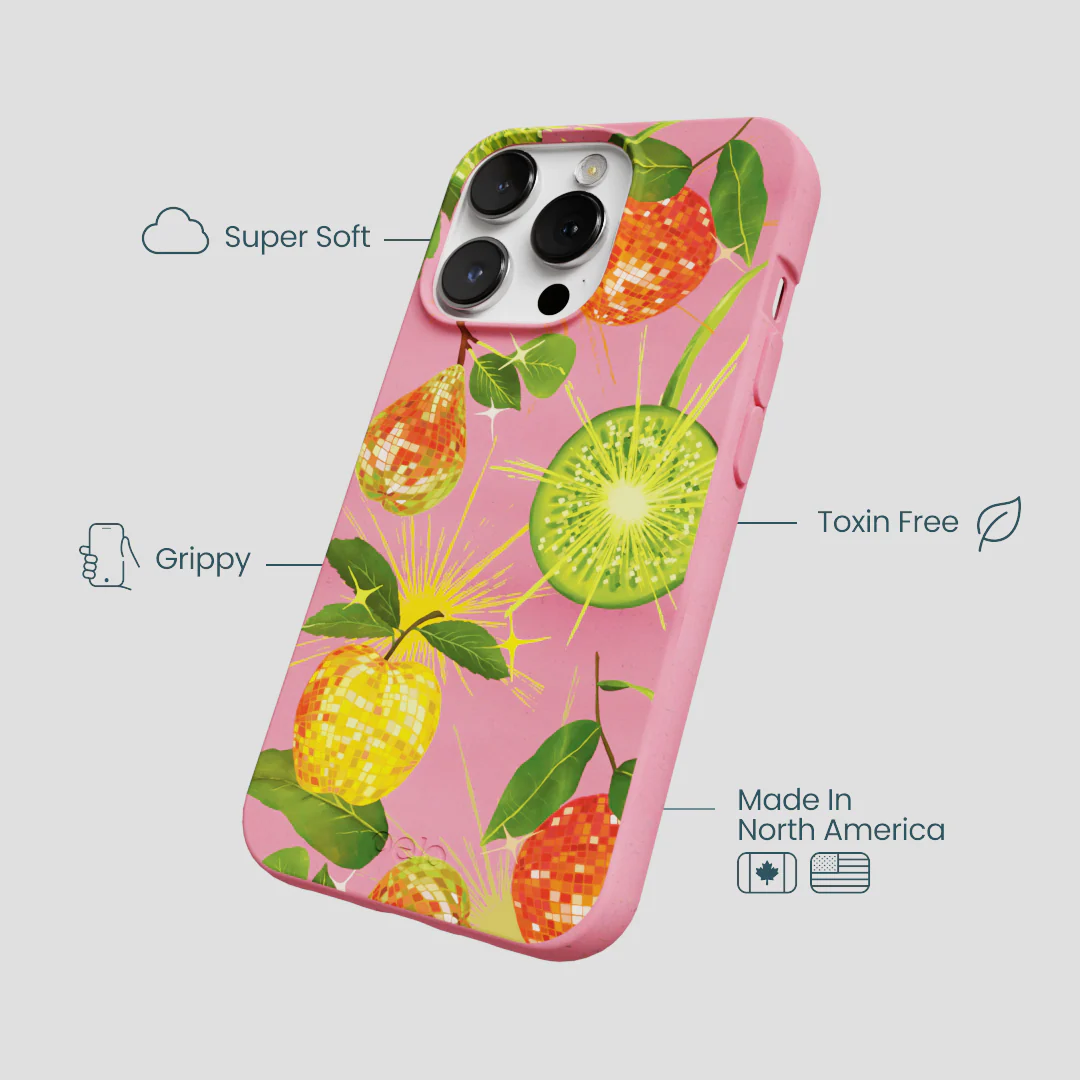 Bubblegum Pink Disco Fruity iPhone 13 Pro Max Case - Image 4