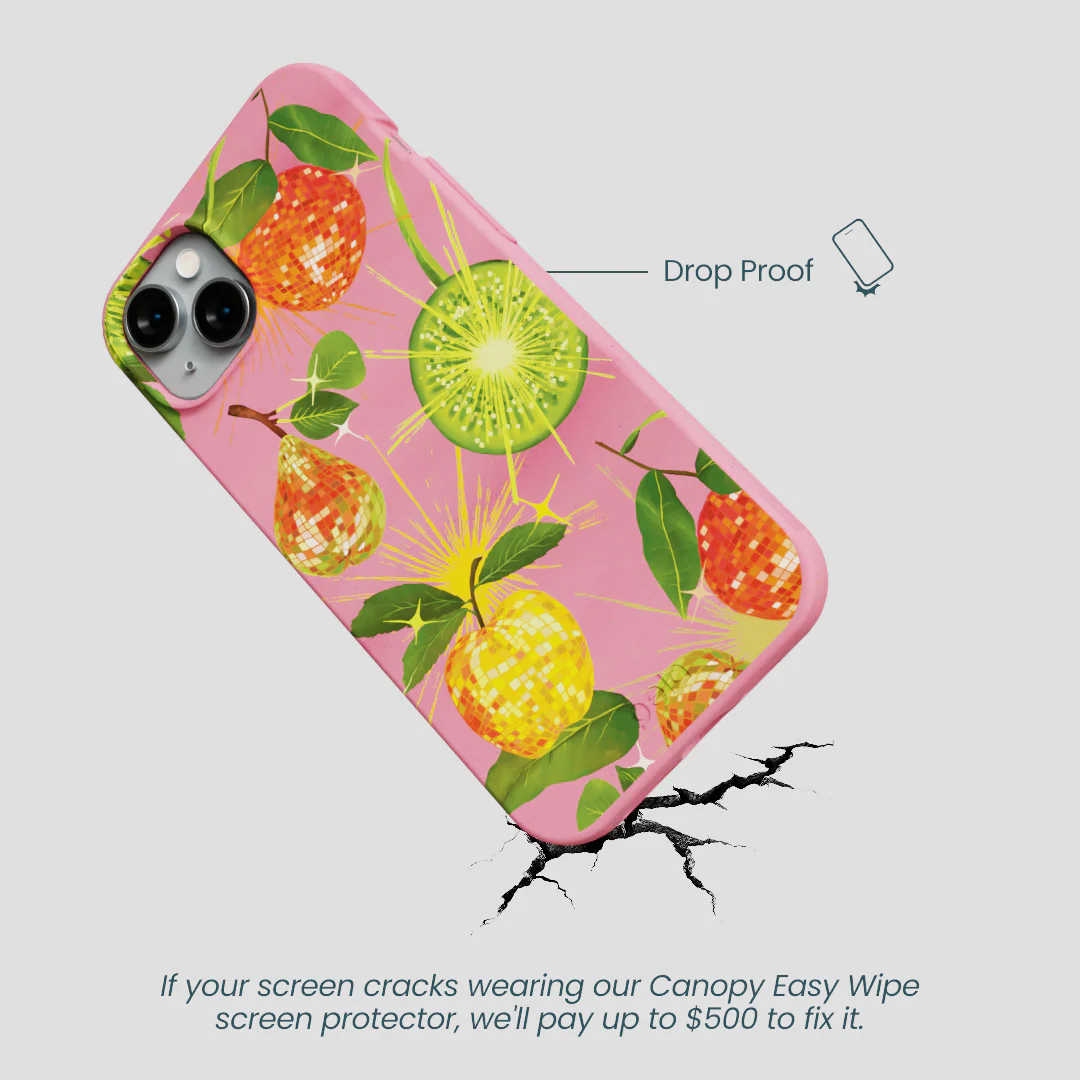Bubblegum Pink Disco Fruity iPhone 14 Plus Case - Image 5
