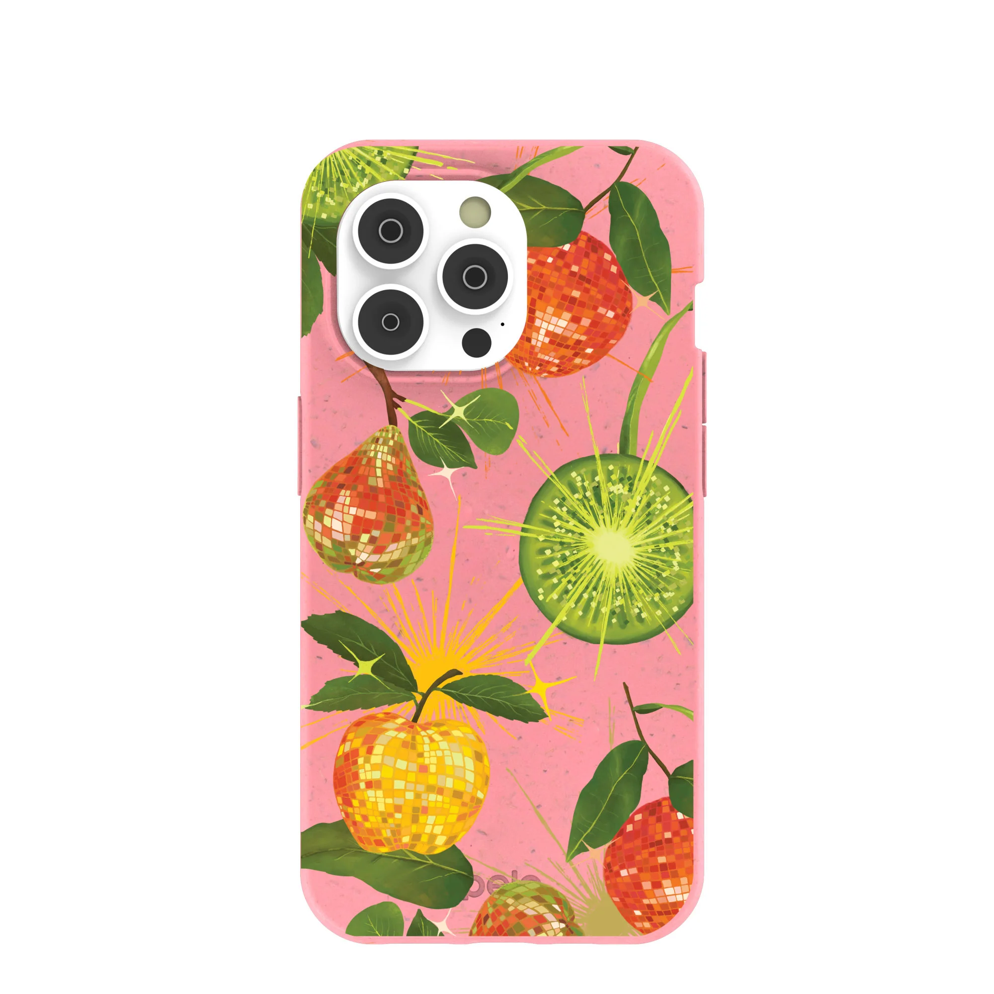 Bubblegum Pink Disco Fruity iPhone 14 Pro Case