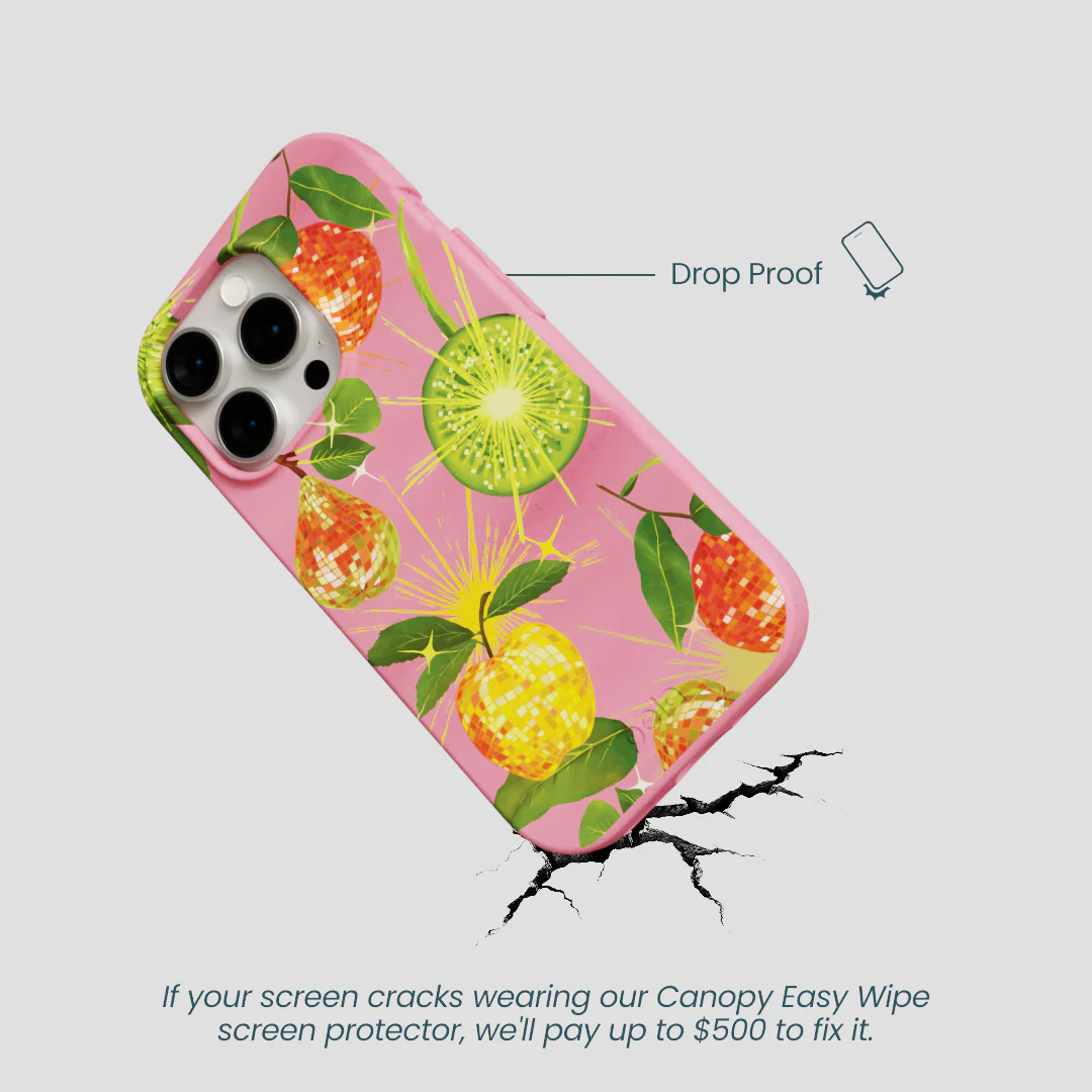 Bubblegum Pink Disco Fruity iPhone 15 Pro Case - Image 5