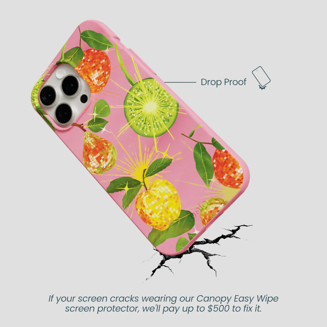 Bubblegum Pink Disco Fruity iPhone 15 Pro Max Case - Image 5