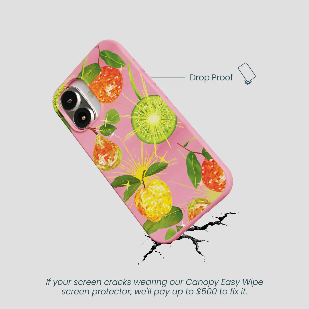 Bubblegum Pink Disco Fruity iPhone 16 Case - Image 5