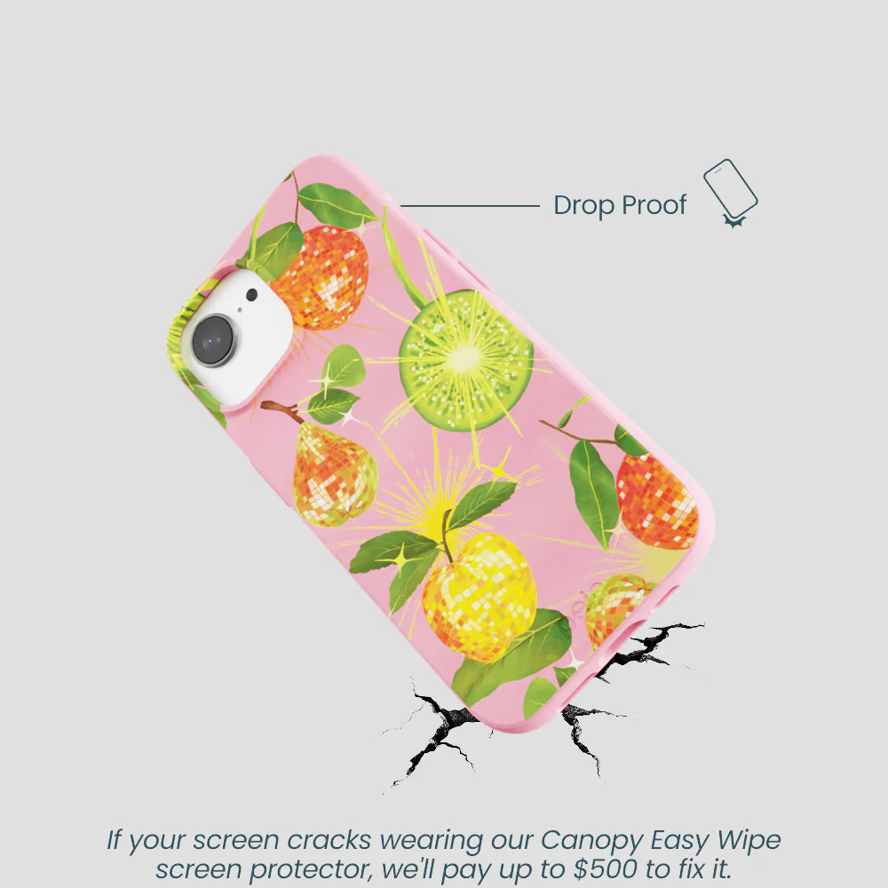 Bubblegum Pink Disco Fruity iPhone 16e/17e Case - Image 5