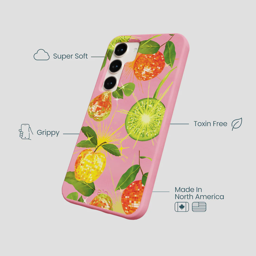 Bubblegum Pink Disco Fruity Samsung Galaxy S23 Case - Image 4