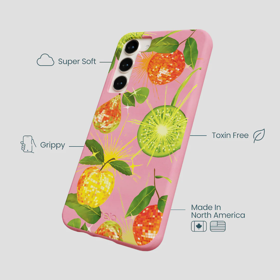 Bubblegum Pink Disco Fruity Samsung Galaxy S23+(Plus) Case - Image 4