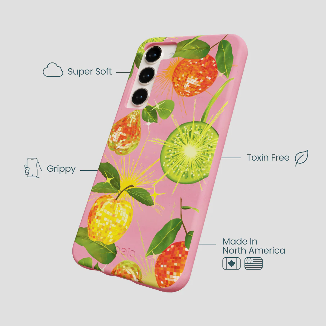 Bubblegum Pink Disco Fruity Samsung Galaxy S24+(Plus) Case - Image 4