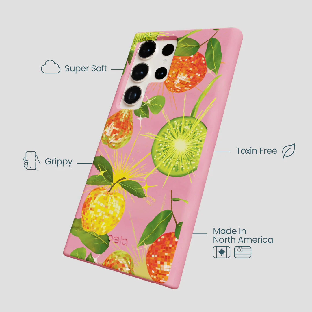 Bubblegum Pink Disco Fruity Samsung Galaxy S24 Ultra Case - Image 4