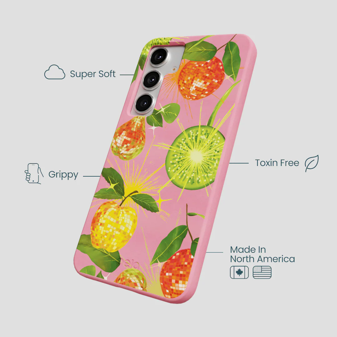 Bubblegum Pink Disco Fruity Samsung Galaxy S25+(Plus) Case - Image 4