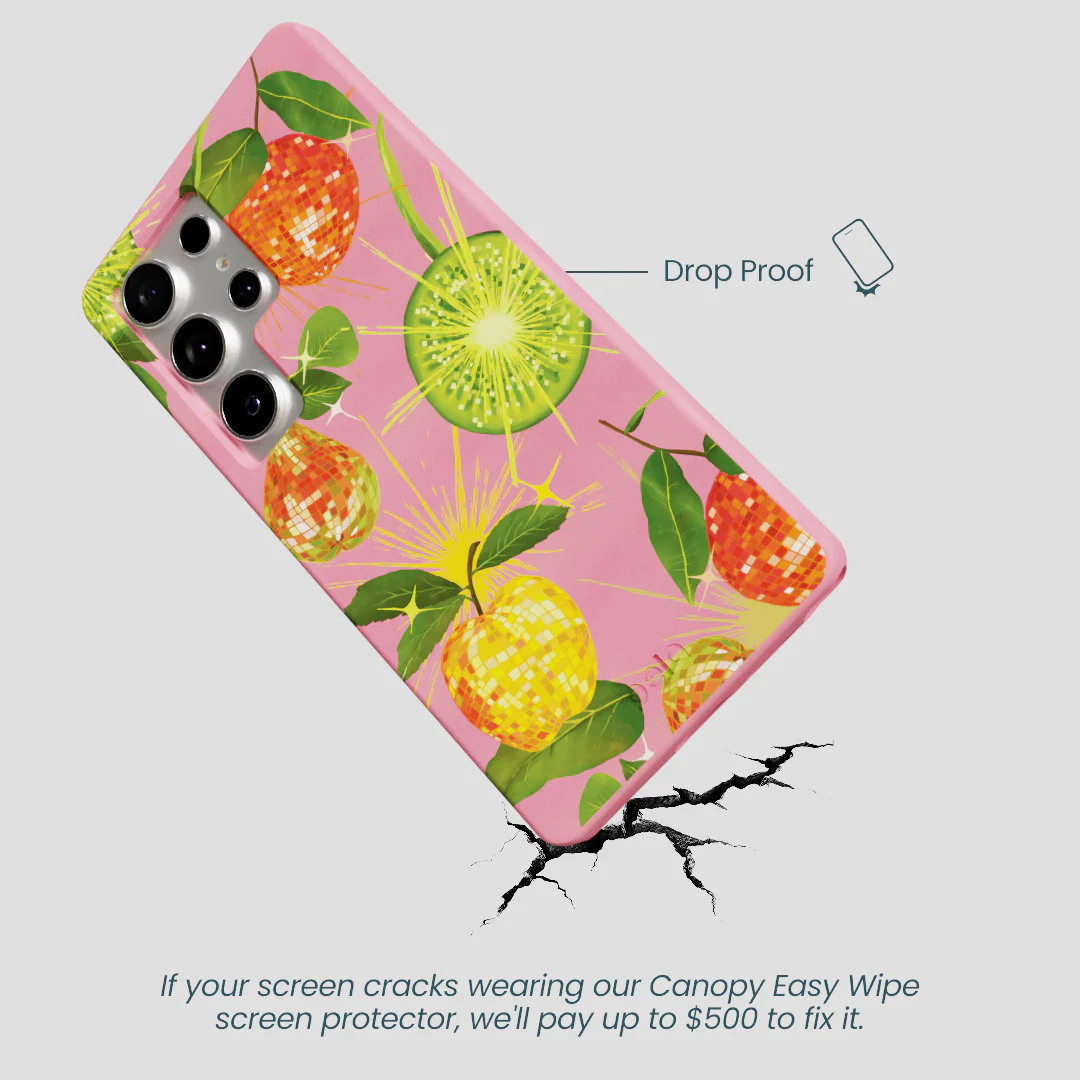 Bubblegum Pink Disco Fruity Samsung Galaxy S25 Ultra Case - Image 5