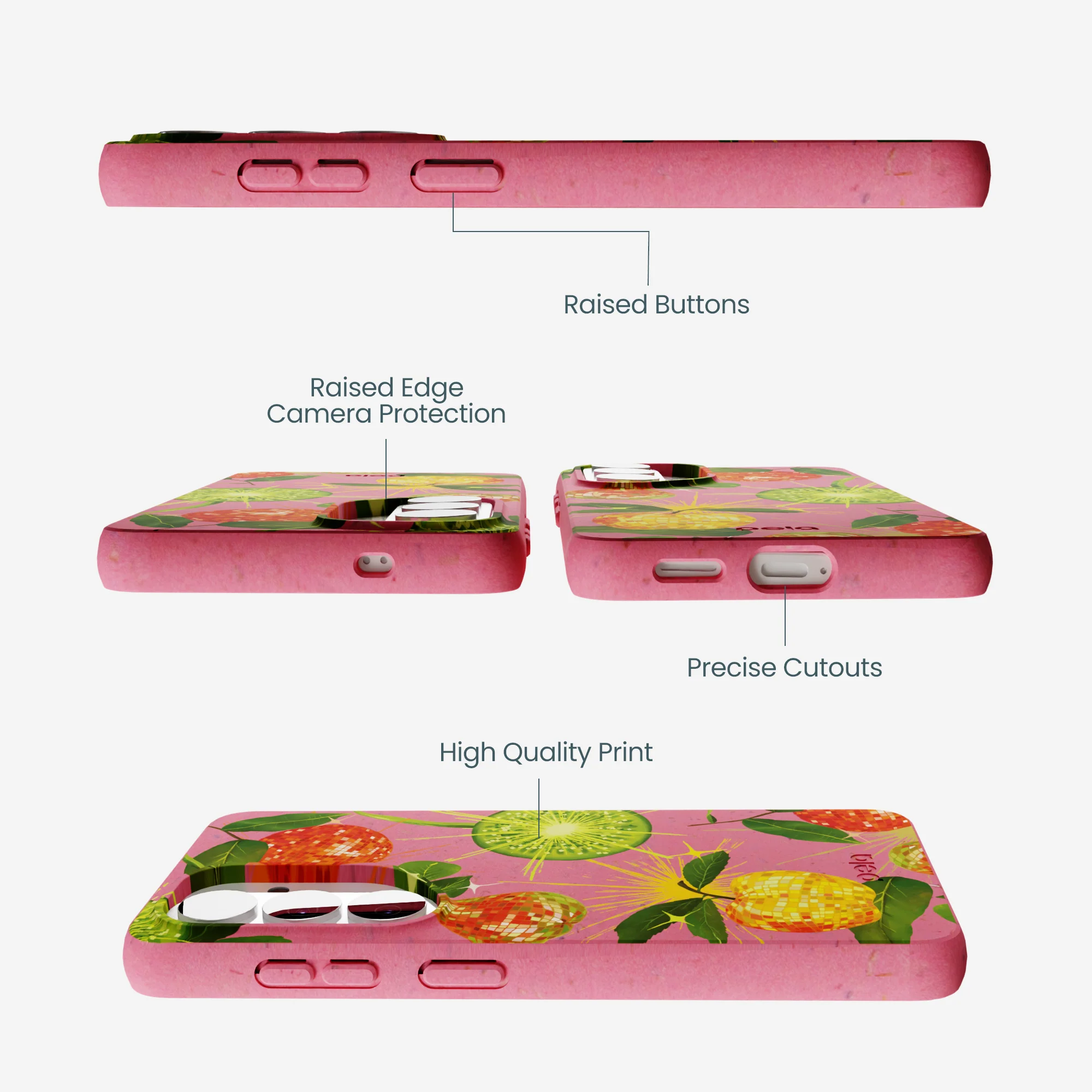 Bubblegum Pink Disco Fruity Samsung Galaxy S26 Case - Image 3