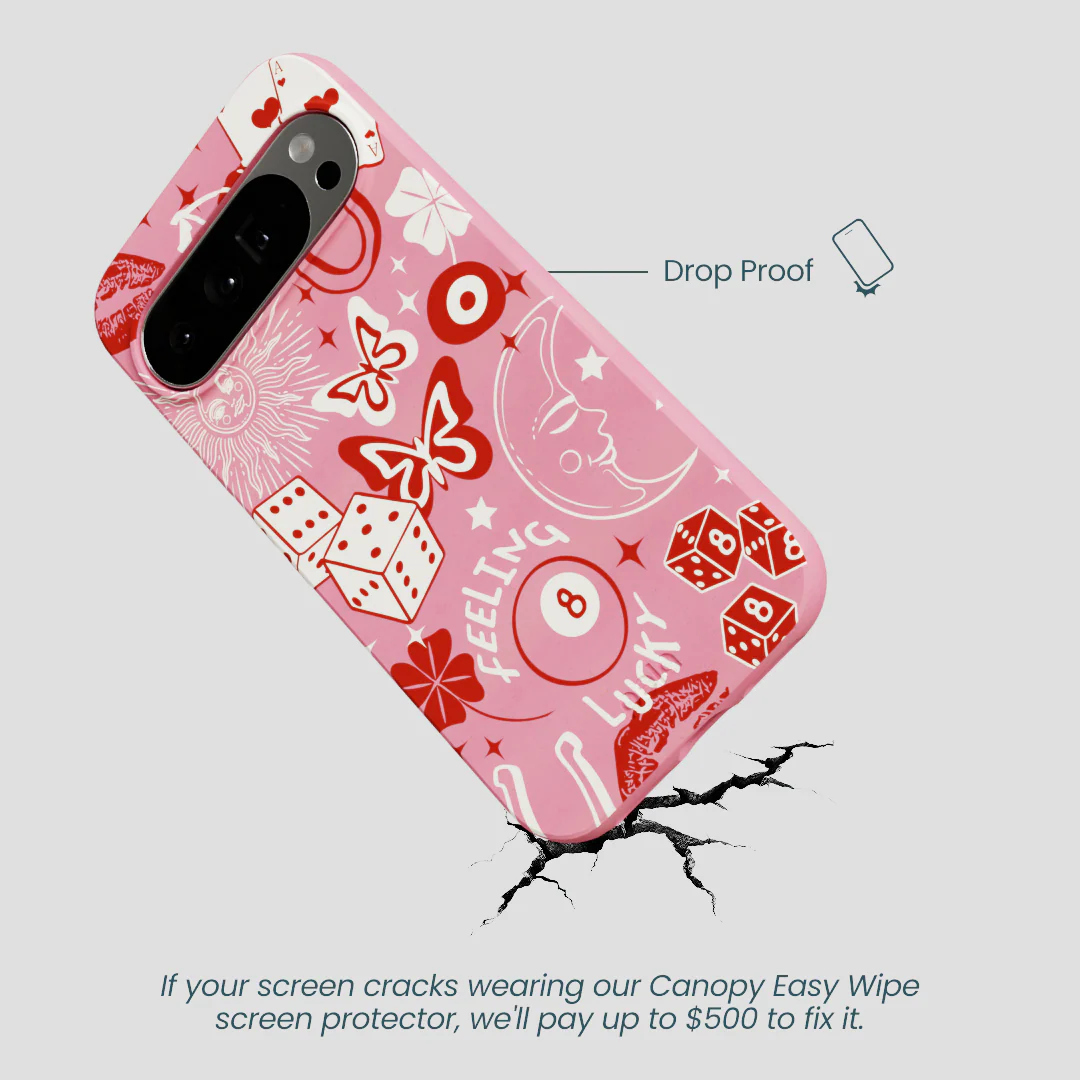 Bubblegum Pink Feeling Lucky Google Pixel 10 Pro XL Case - Image 5