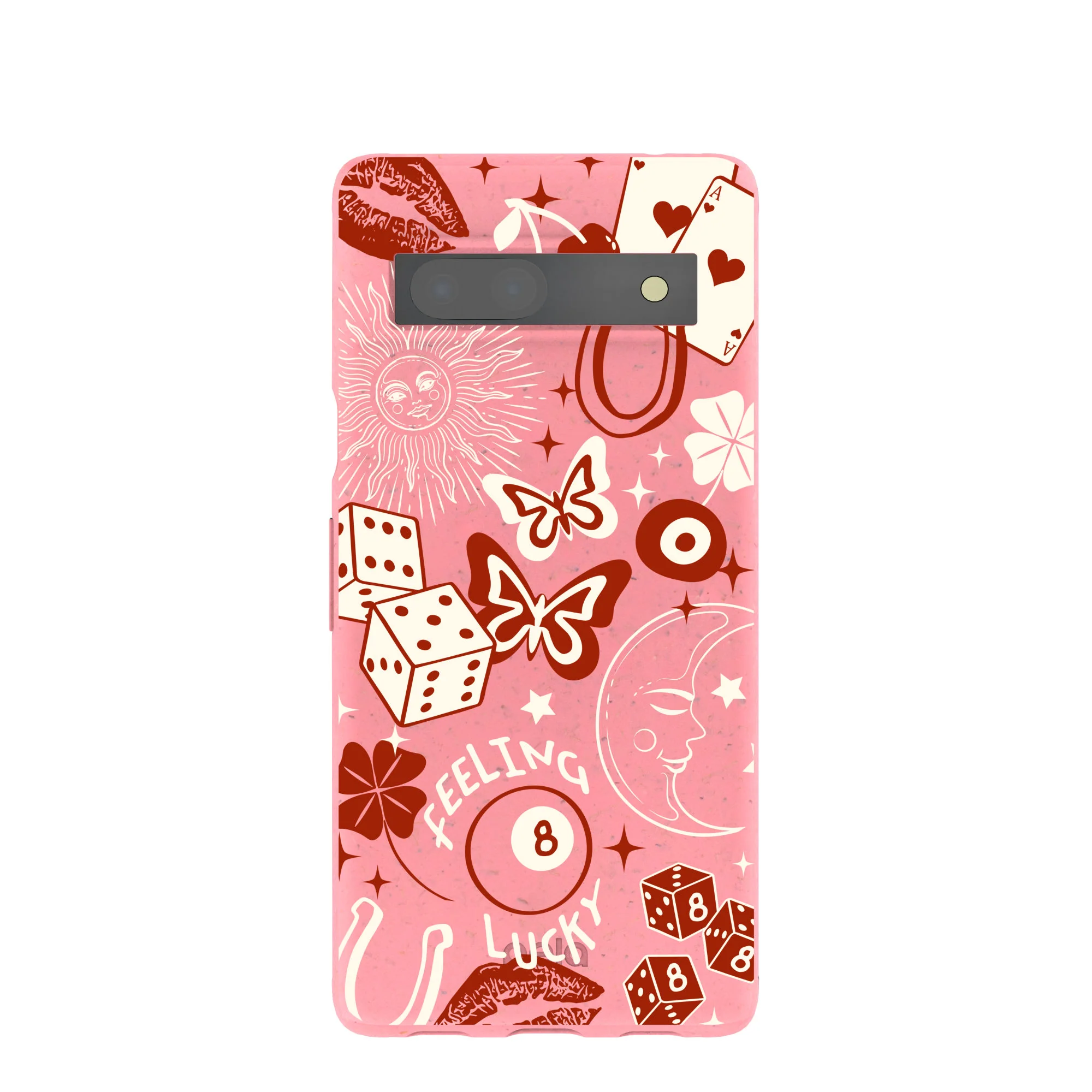 Bubblegum Pink Feeling Lucky Google Pixel 7a Case