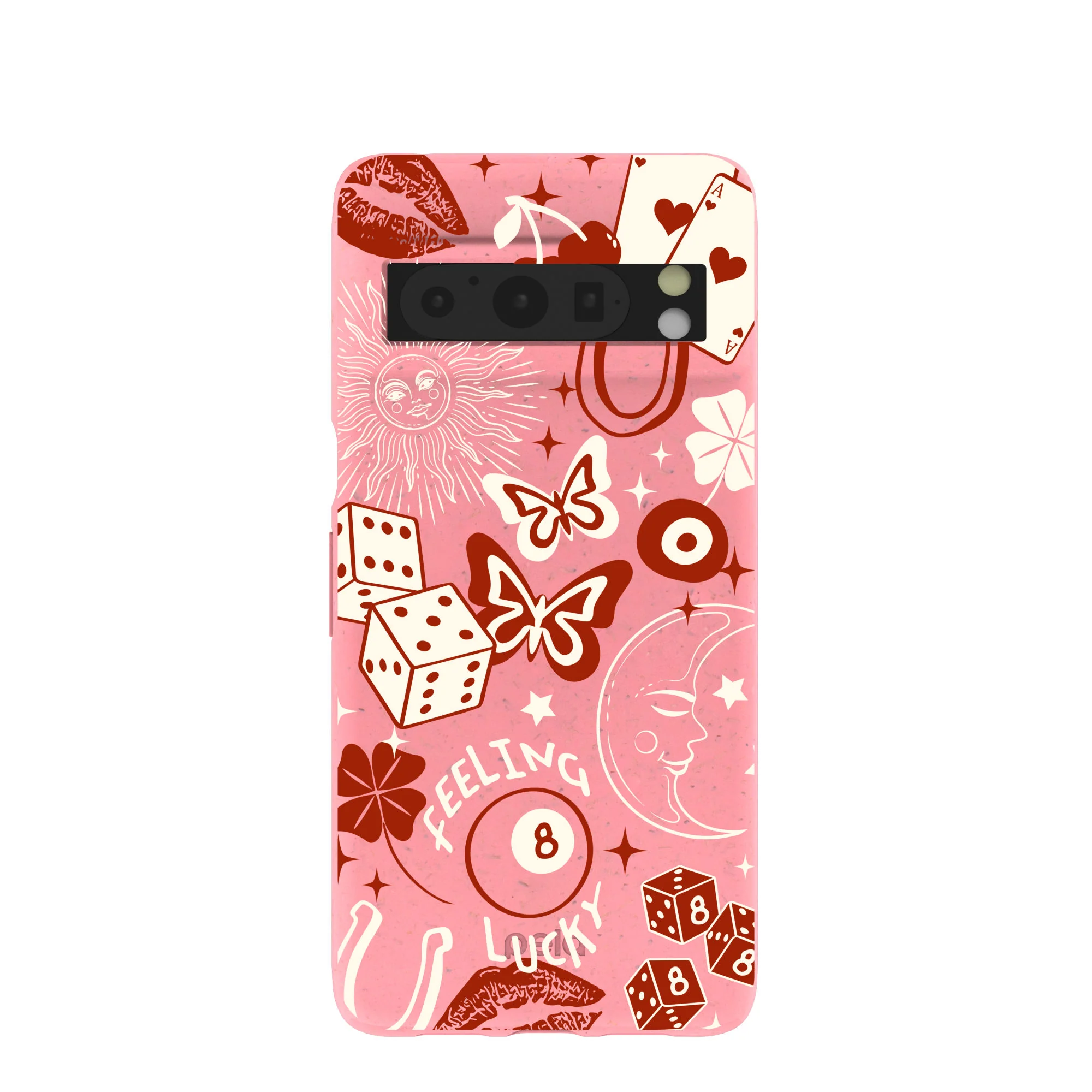 Bubblegum Pink Feeling Lucky Google Pixel 8 Pro Case