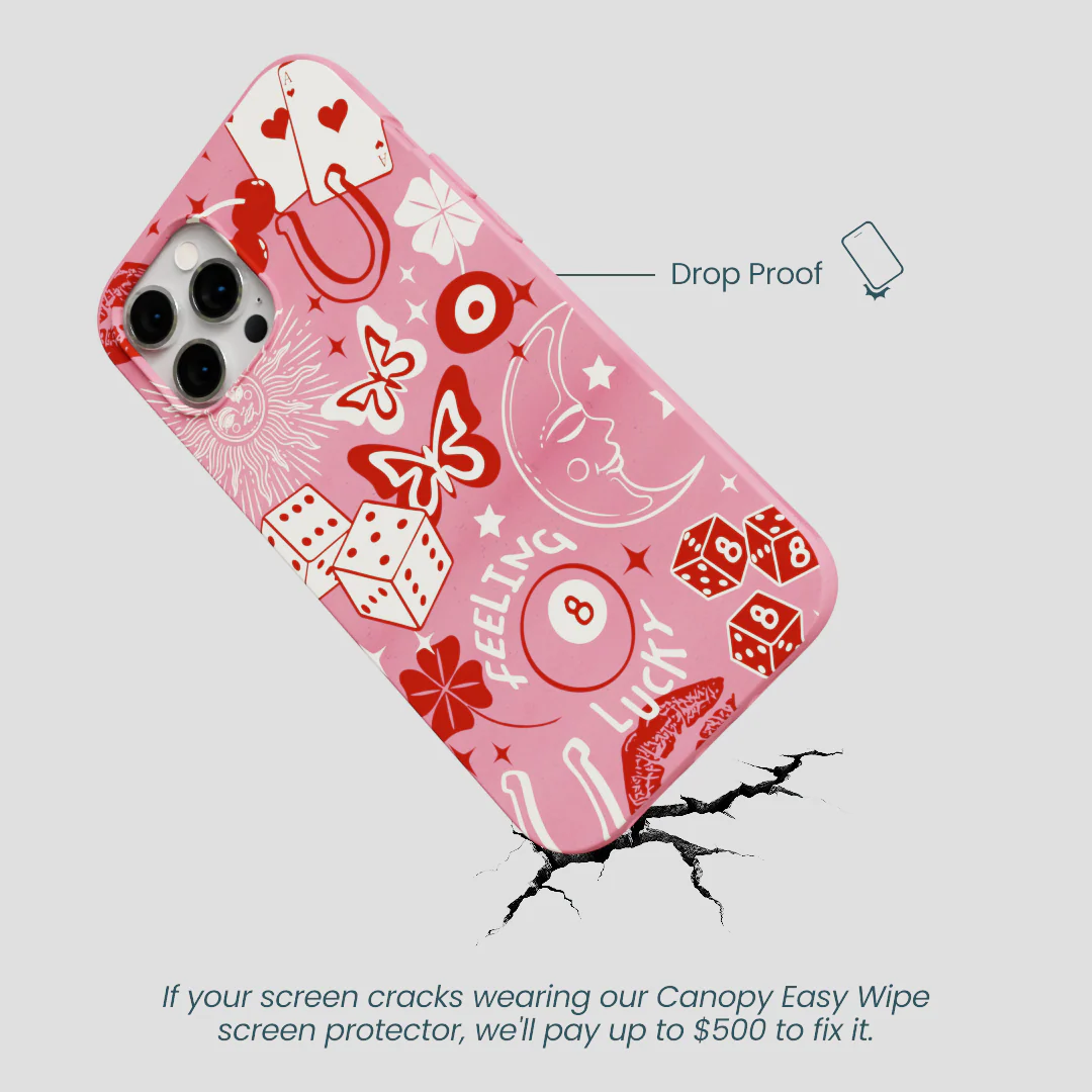 Bubblegum Pink Feeling Lucky iPhone 12 Pro Max Case - Image 5