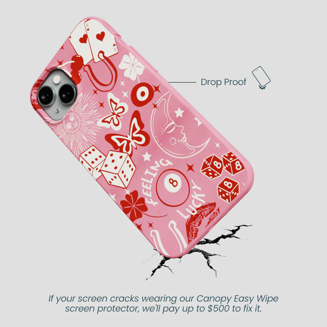 Bubblegum Pink Feeling Lucky iPhone 15 Plus Case - Image 5