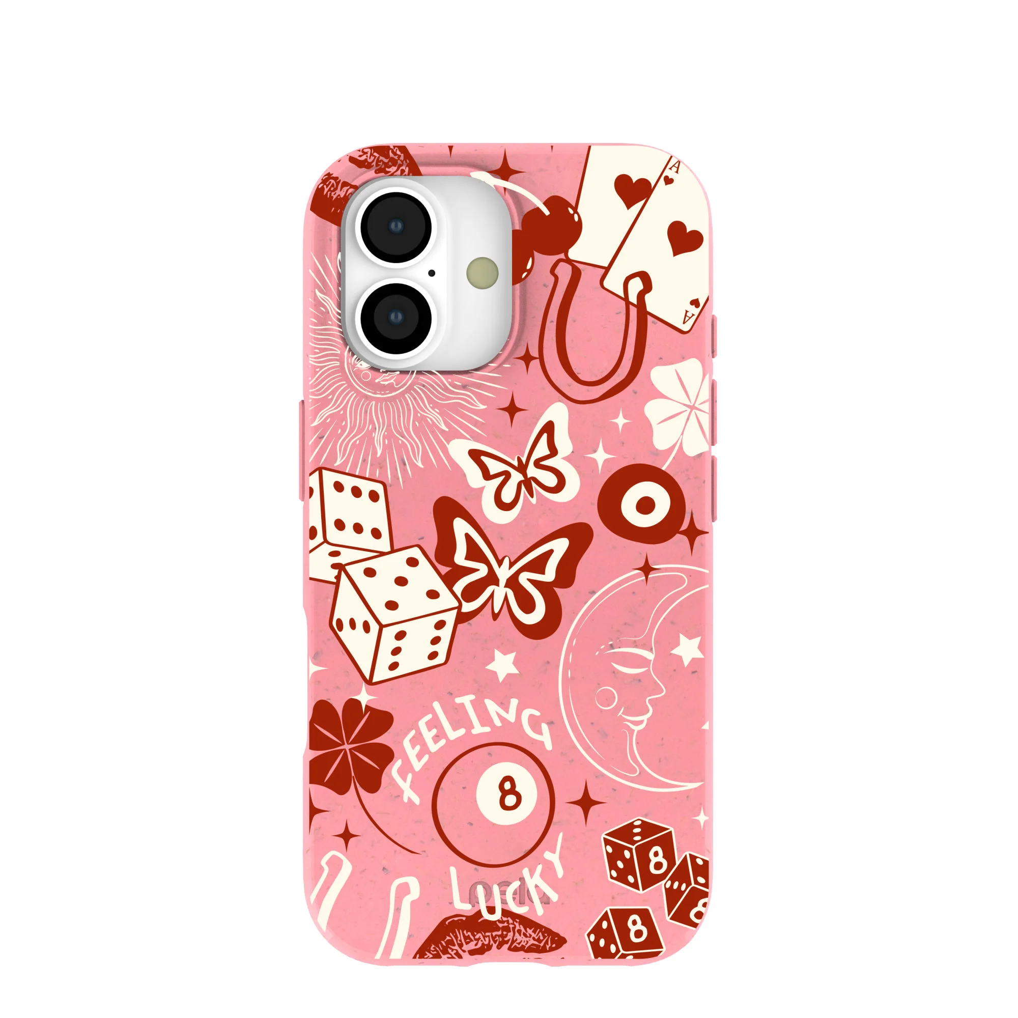 Bubblegum Pink Feeling Lucky iPhone 17 Case