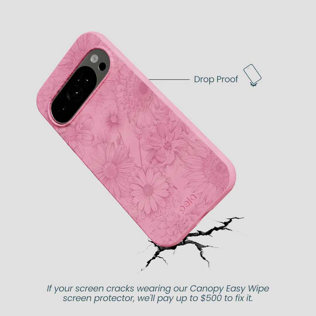 Bubblegum Pink Flora Google Pixel 10/10 Pro Case - Image 5