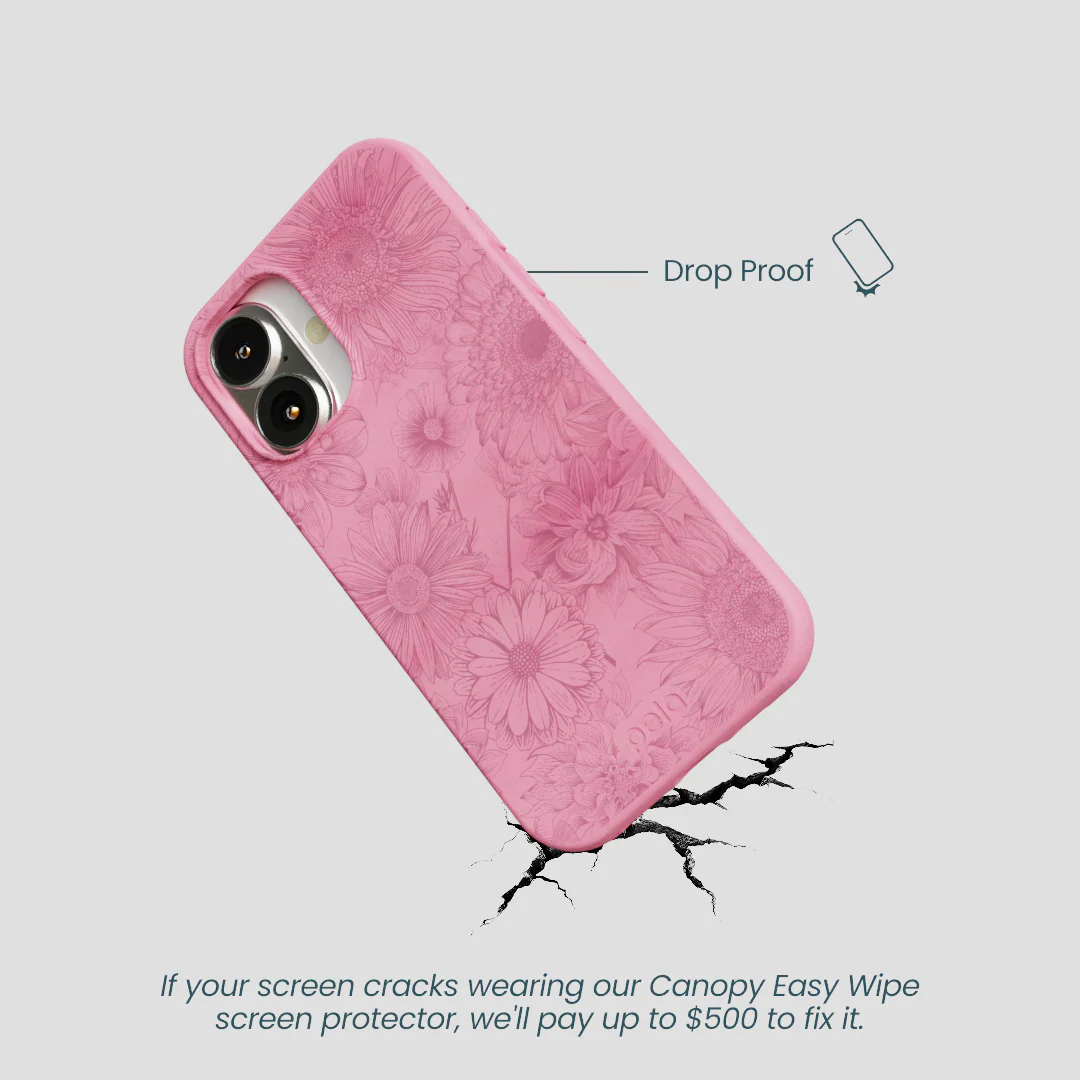 Bubblegum Pink Flora iPhone 16 Case - Image 5